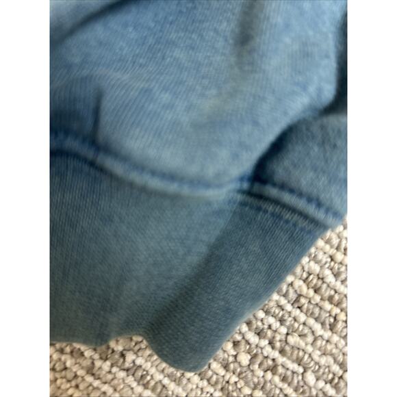 Saint Tears Graphic Hoodie Vintage Washed Blue Men’s Size Large NWT Heavyweight - Picture 11 of 14